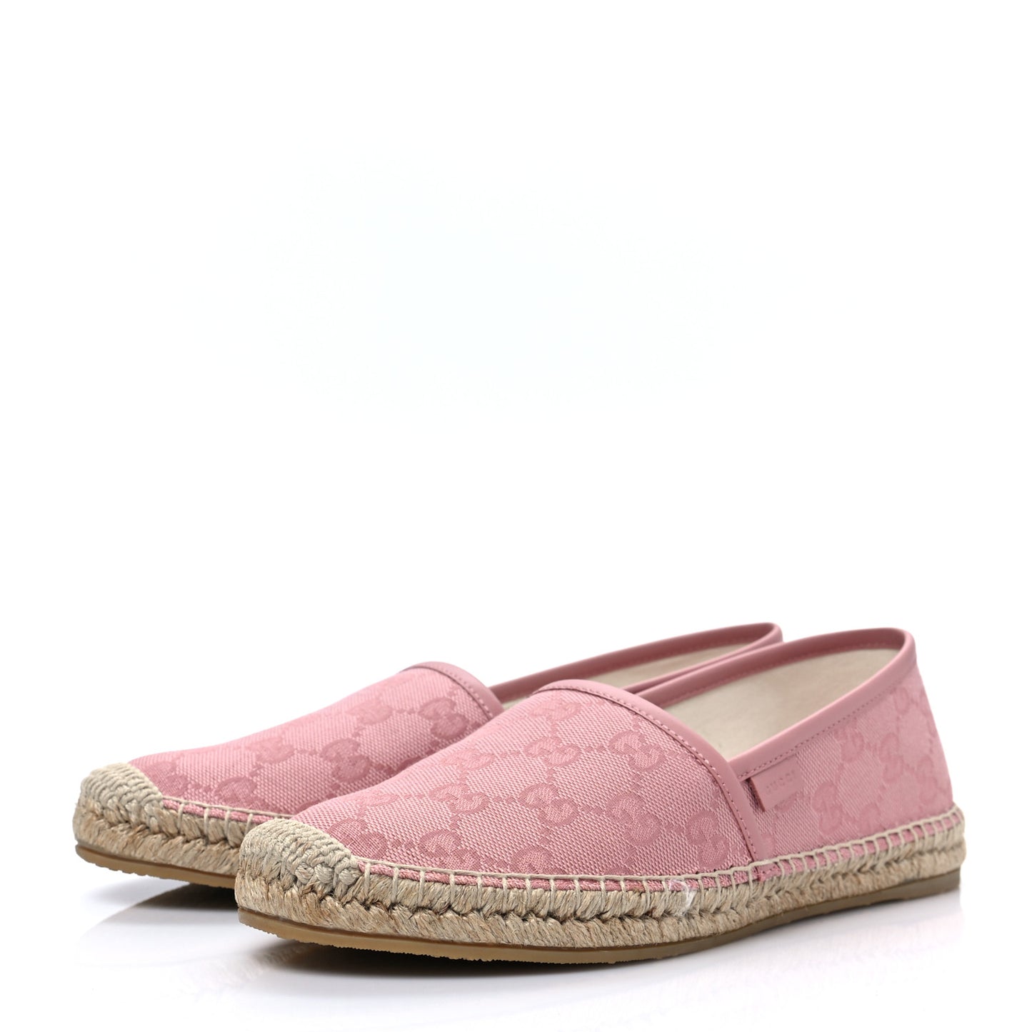 Monogram Espadrilles 37.5 Soft Pink