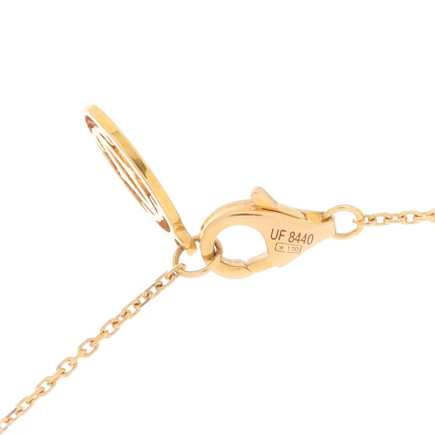 Cartier 18K Pink Gold Diamond .30ct C De Cartier Pendant Necklace 4 of 5