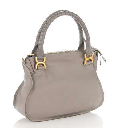 Chloe Calfskin Medium Marcie Satchel Cashmere Grey 3 of 8
