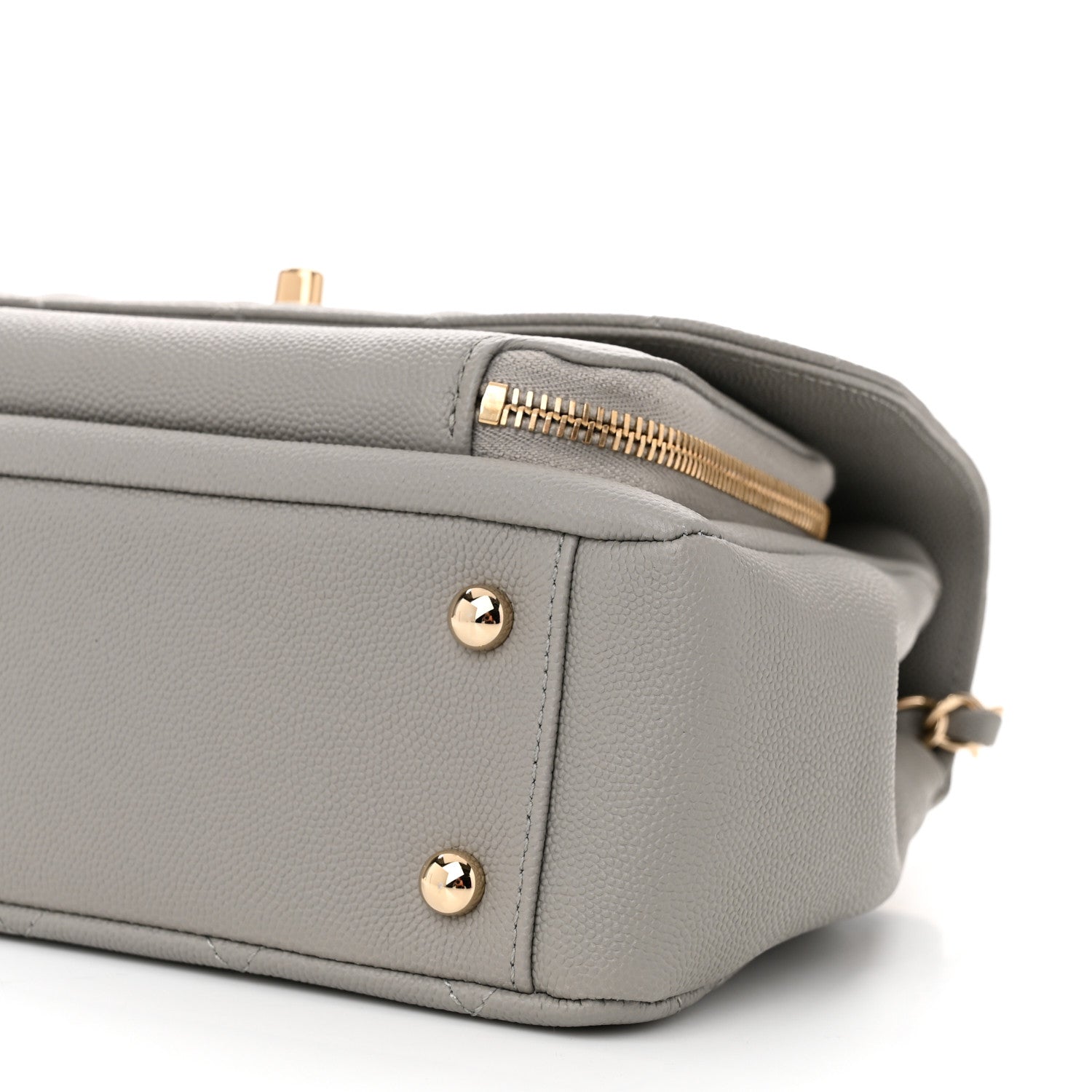 Chanel Caviar Quilted Medium Business Affinity Flap Grey 10 of 11