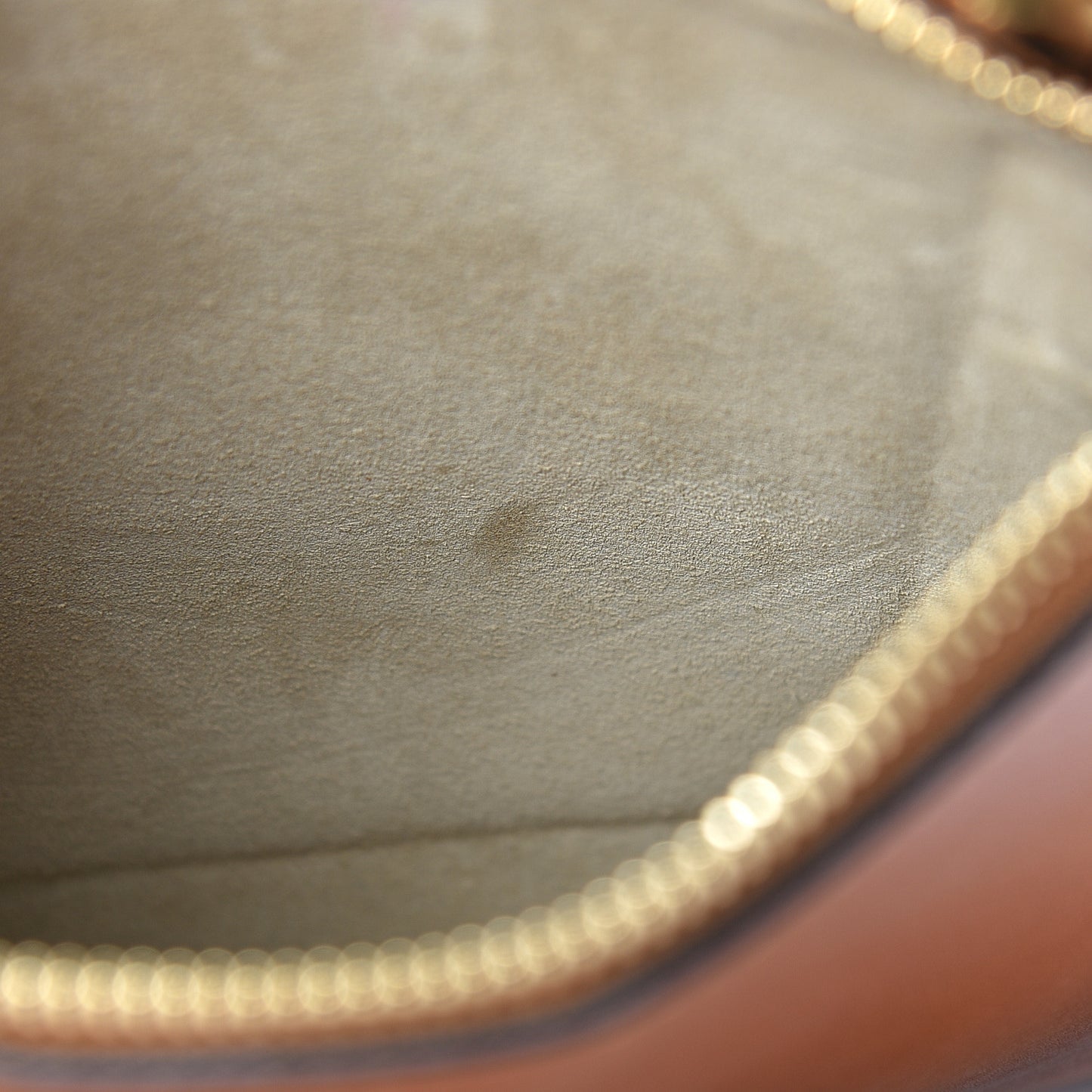 Calfskin Suede Small Jane Fringe Bag Caramel