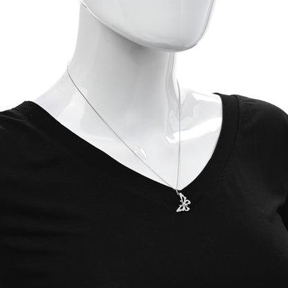 Tiffany Platinum Diamond Enchant Butterfly Necklace 2 of 6
