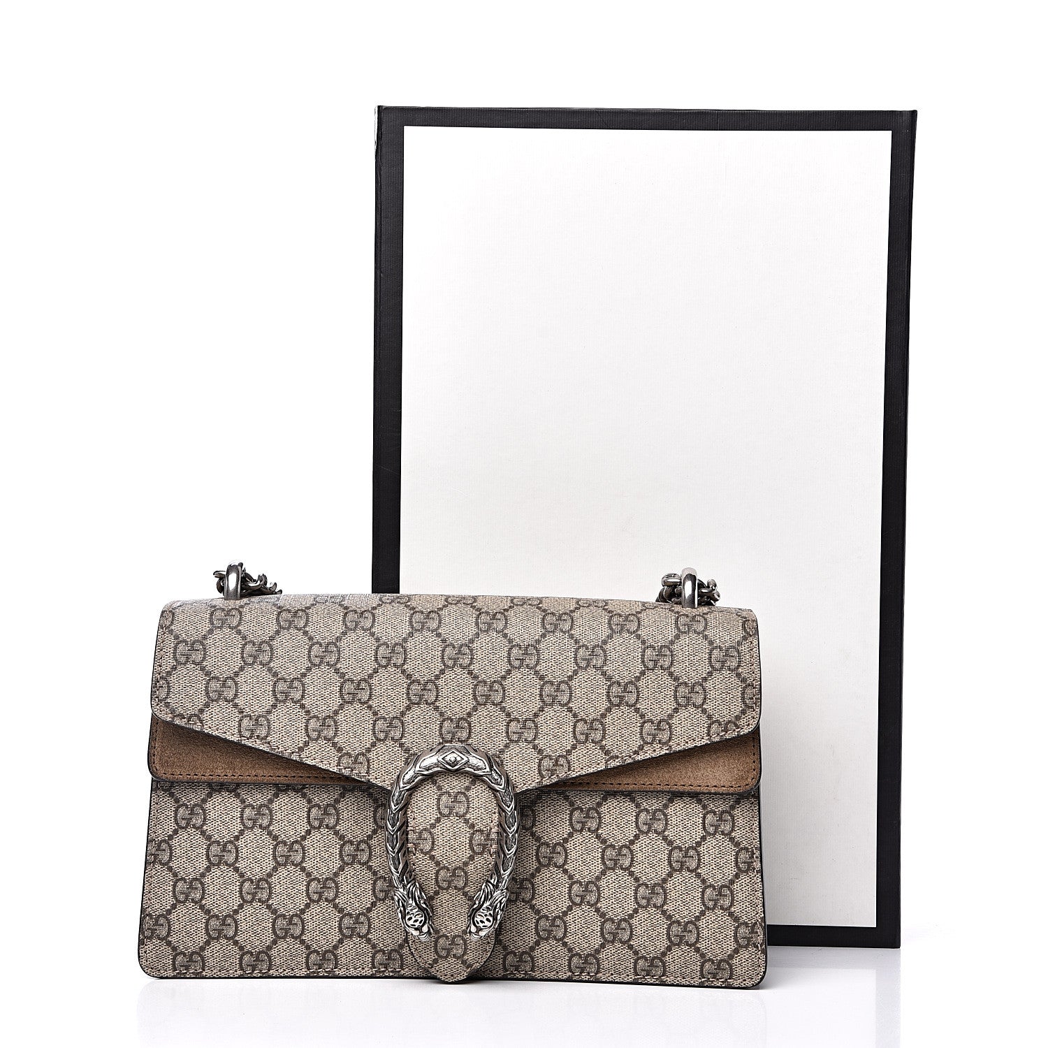 Gucci GG Supreme Monogram Small Dionysus Shoulder Bag Taupe 15 of 15