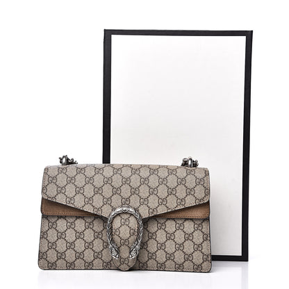 Gucci GG Supreme Monogram Small Dionysus Shoulder Bag Taupe 15 of 15