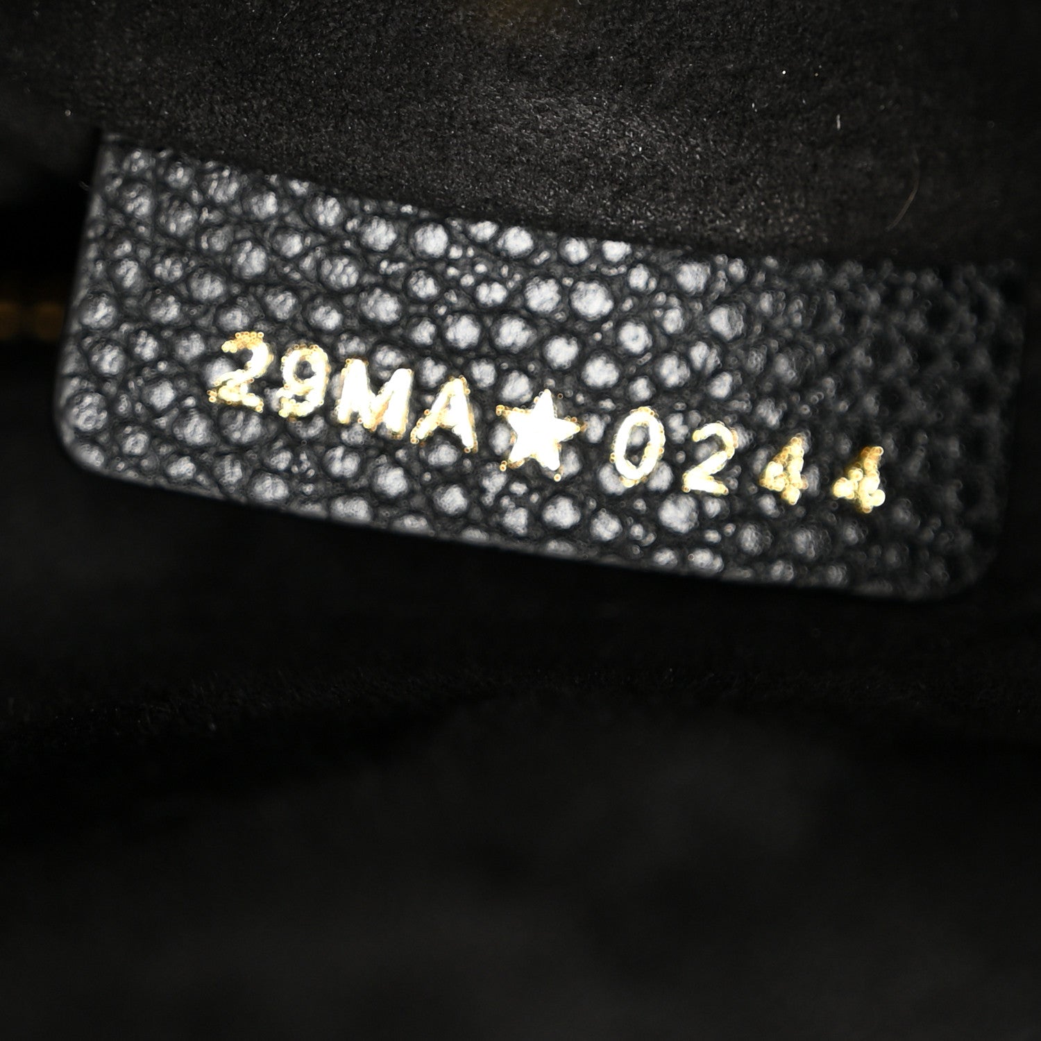 Christian Dior Grained Calfskin Cannage Small Lady Dior Black 7 of 11