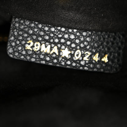 Christian Dior Grained Calfskin Cannage Small Lady Dior Black 7 of 11