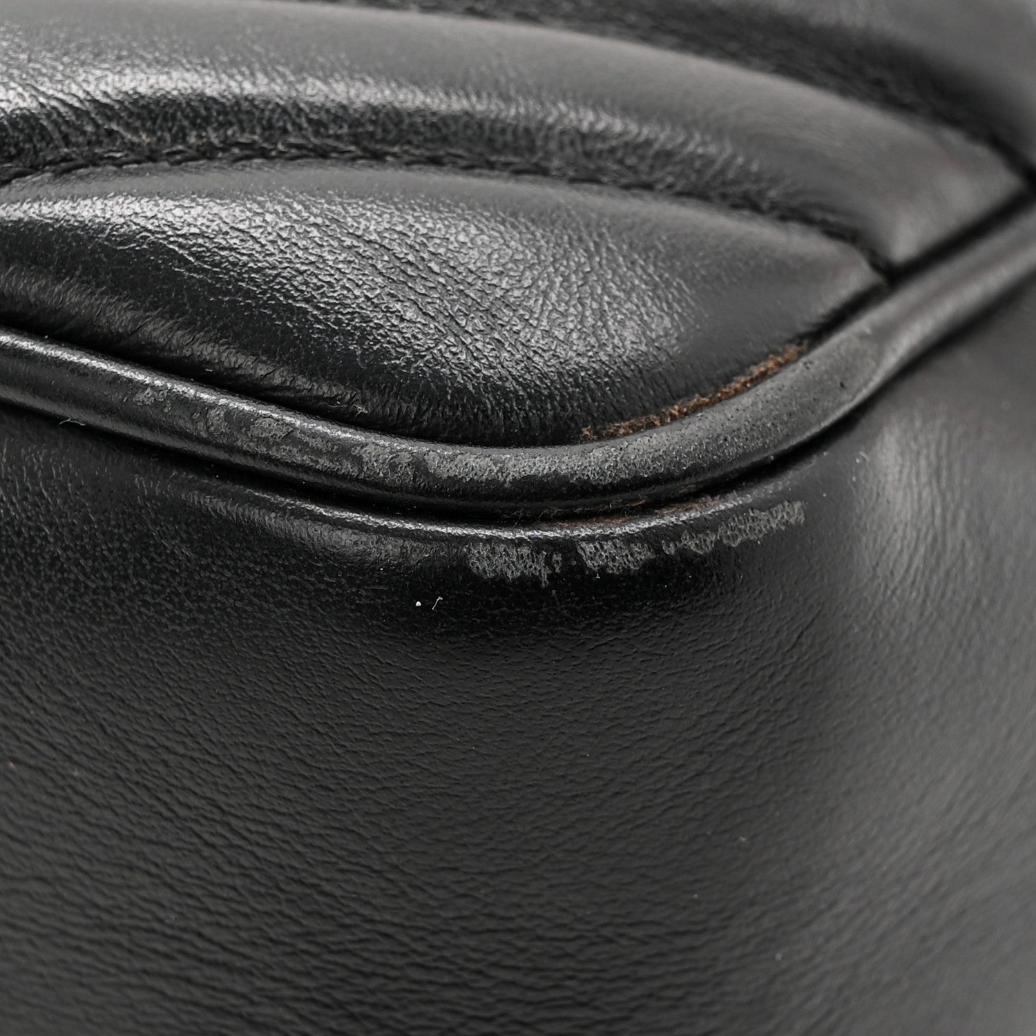 Saint Laurent Calfskin Matelasse Monogram Lou Camera Bag Black 11 of 12