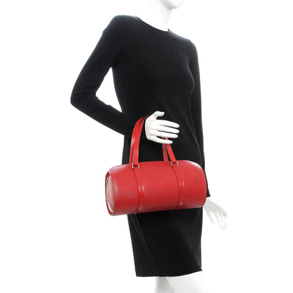 Louis Vuitton Epi Soufflot Castillan Red 2 of 10