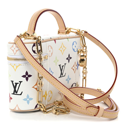 Louis Vuitton LV x TM Monogram Multicolor Vanity Chain Pouch White 3 of 9