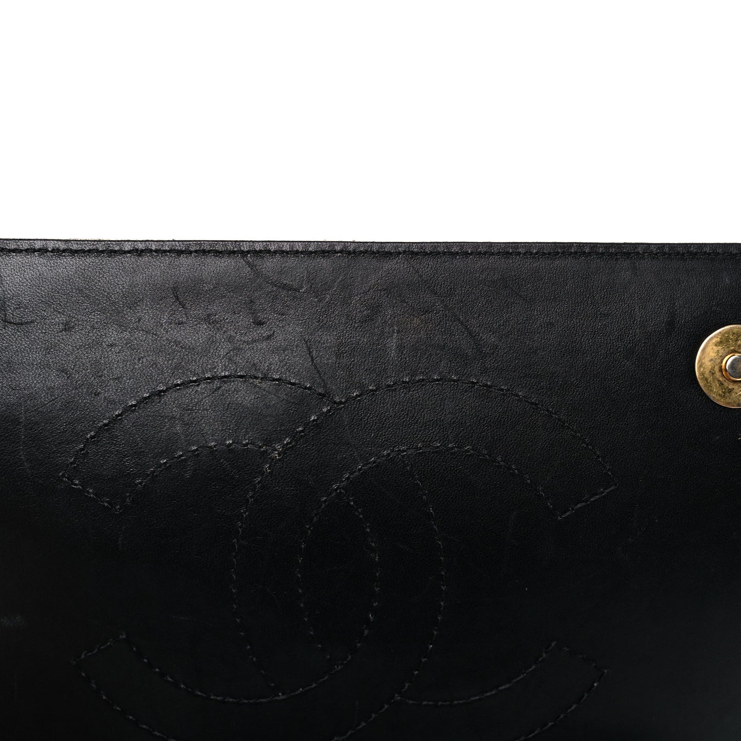Lambskin Quilted Small Diamond CC Flap Black