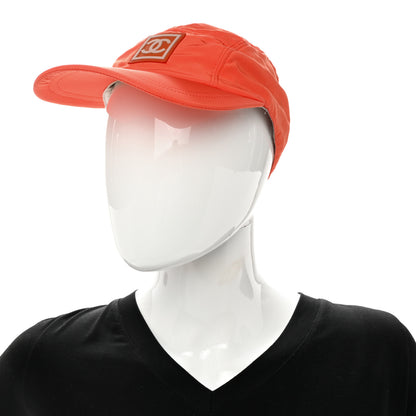 Chanel Nylon CC Cap M Hat Orange 2 of 11