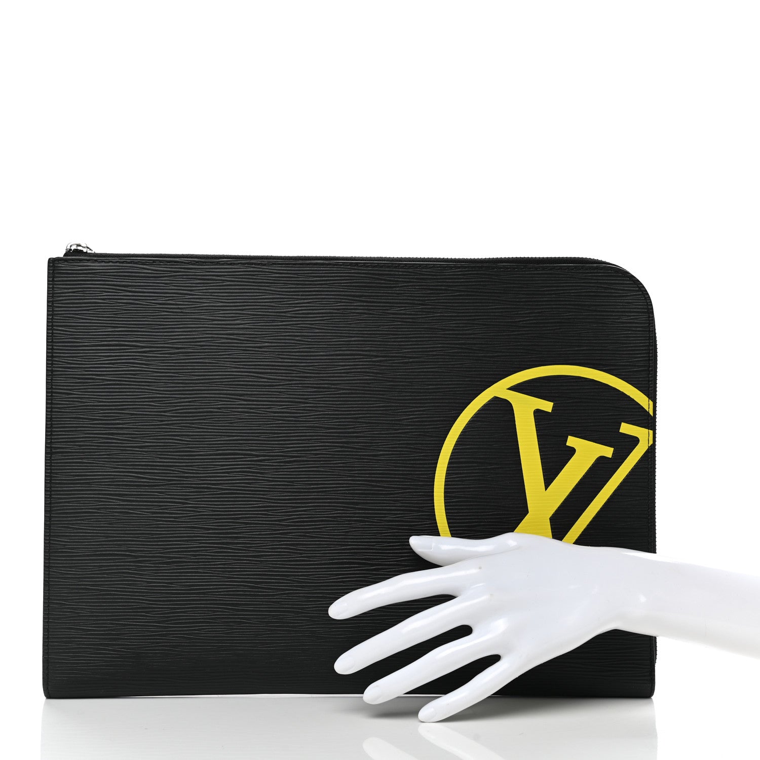 Louis Vuitton Epi Pochette Jour GM Yellow 2 of 7