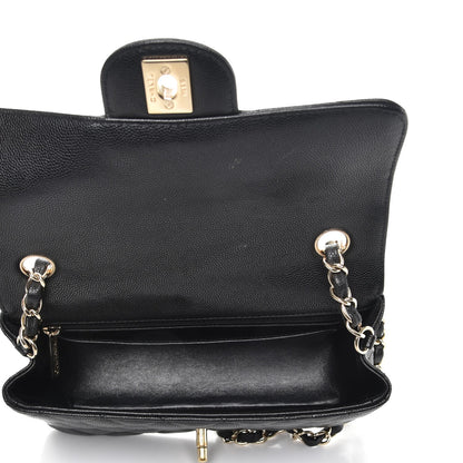 Chanel Caviar Quilted Mini Rectangular Flap Black 5 of 8