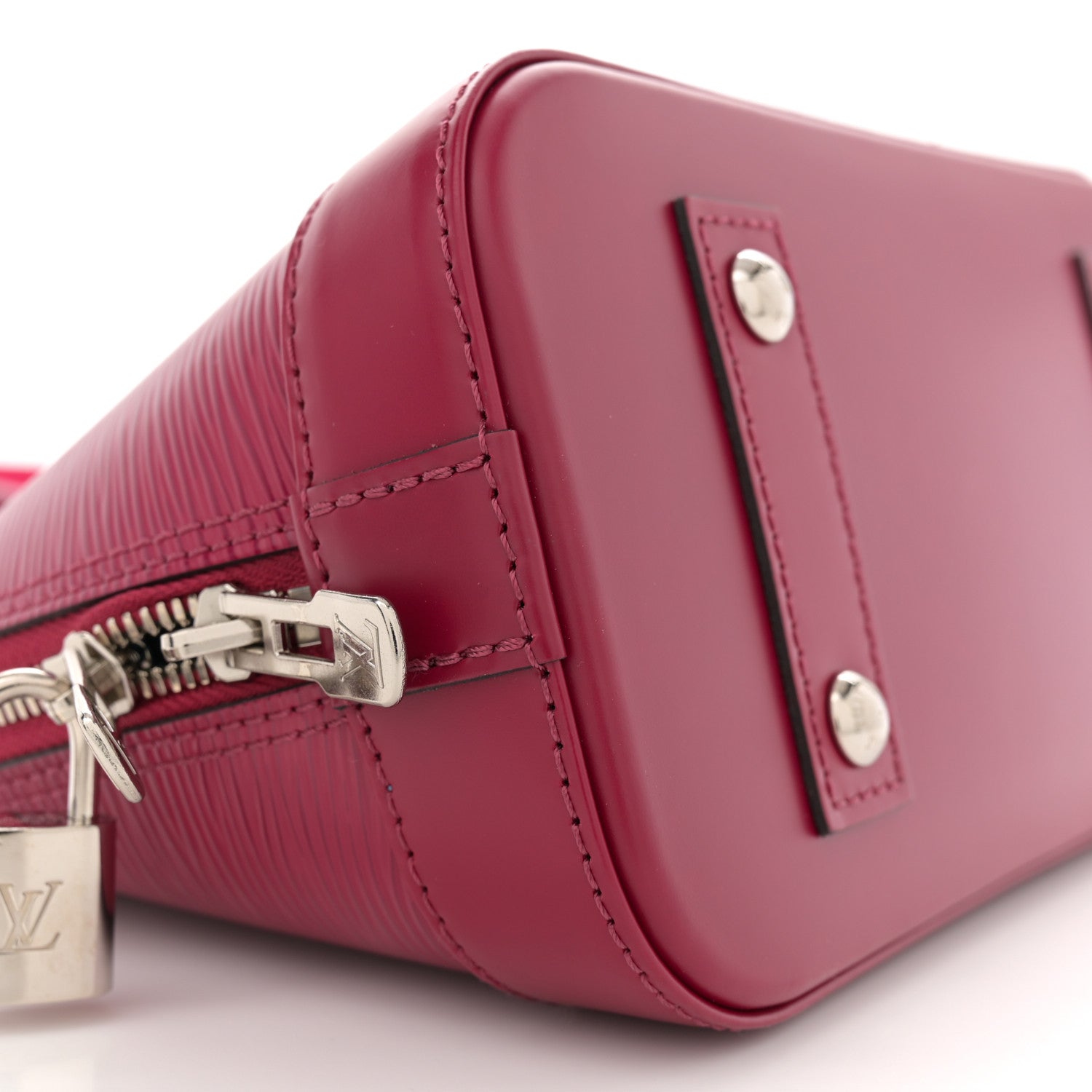 Louis Vuitton Epi Jacquard Alma BB Raspberry 8 of 10