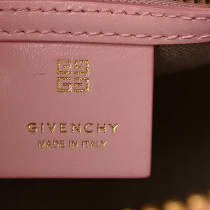 Givenchy Canvas Jacquard Embroidered Calfskin 4G Mini Antigona Tender Pink 6 of 11