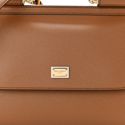 Dolce & Gabbana Dauphine Medium Miss Sicily Satchel Caramello 6 of 8