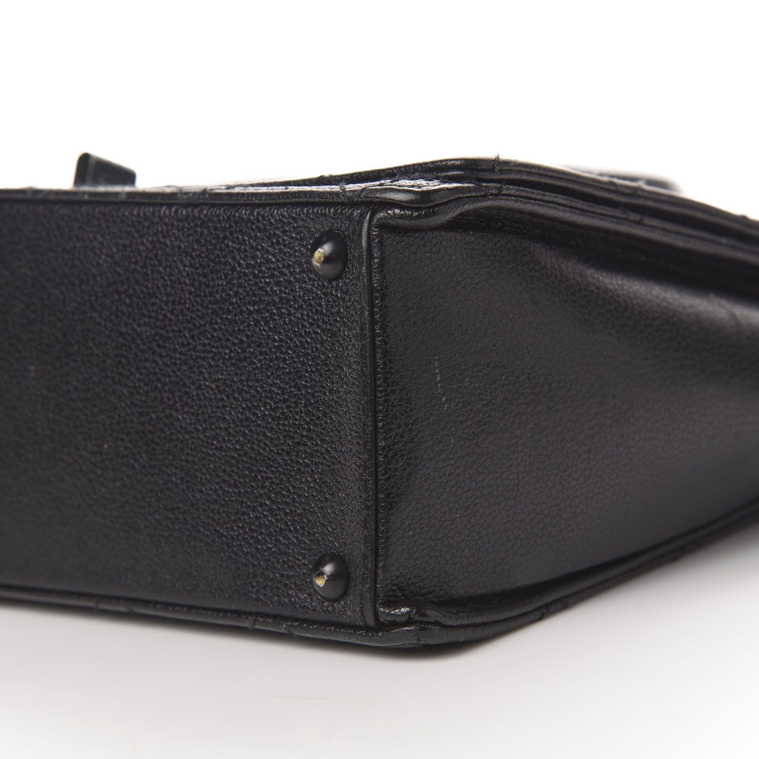 Chanel Calfskin Stitched Mademoiselle Flap Black 16 of 18