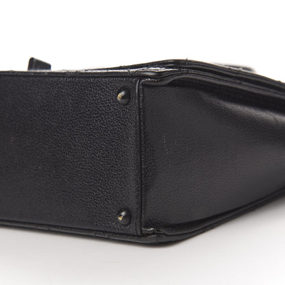 Chanel Calfskin Stitched Mademoiselle Flap Black 16 of 18
