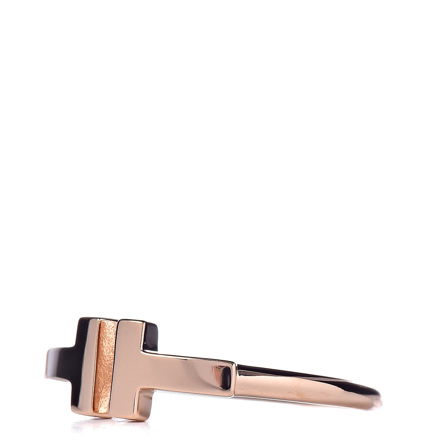 Tiffany 18K Rose Gold T Wire Ring 51 5.75 3 of 5