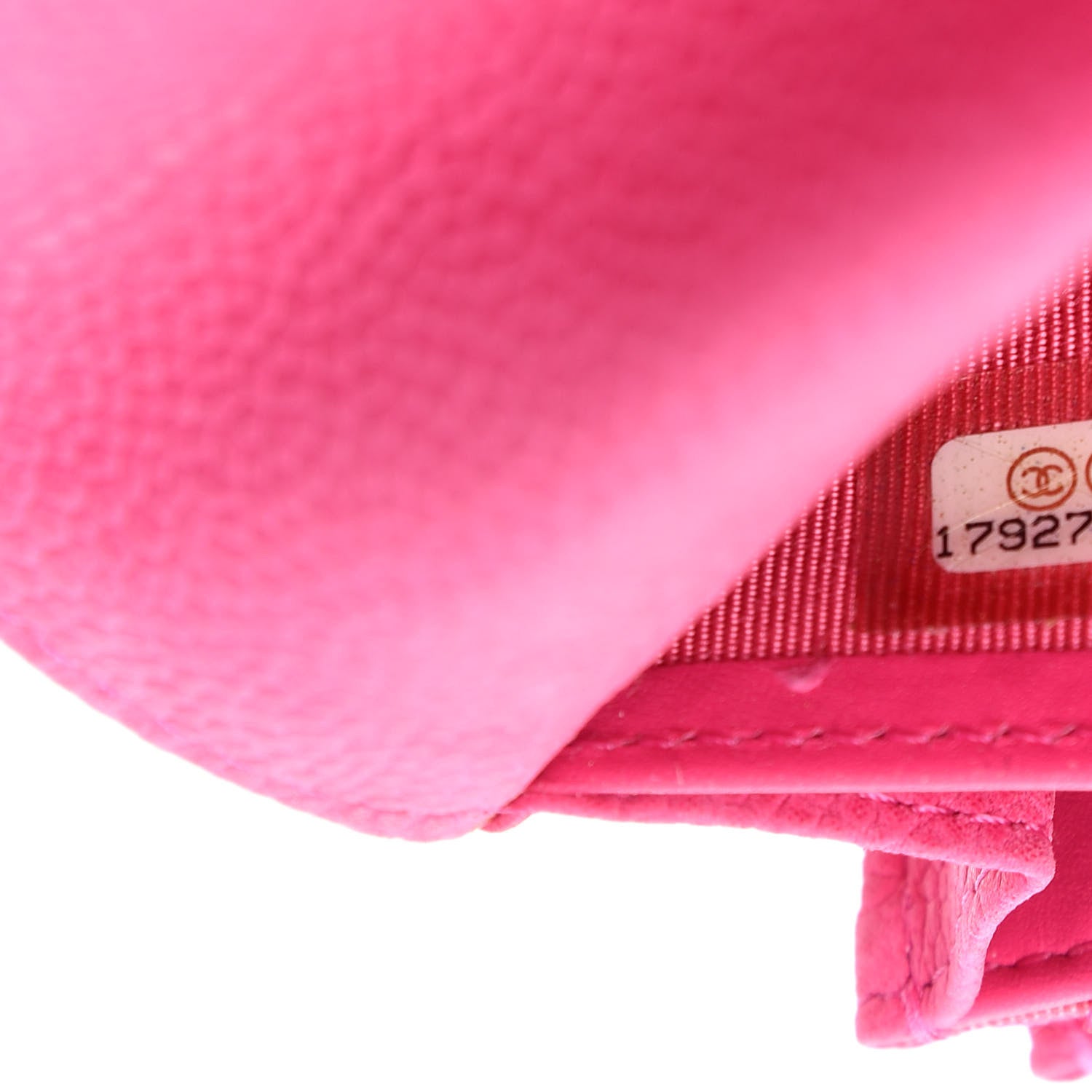 Chanel Iridescent Caviar Quilted Large Flap Wallet Pink 8 of 9