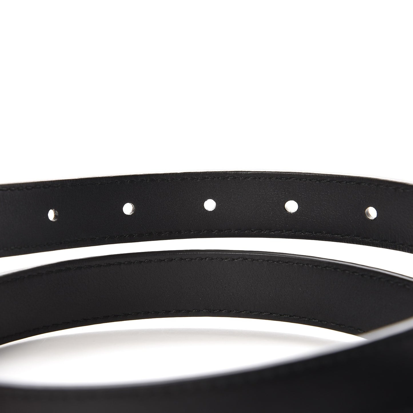 Calfskin Double G 20mm Belt 80 32 Black