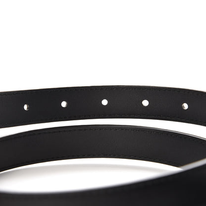 Gucci Calfskin Double G 20mm Belt 80 32 Black 3 of 5