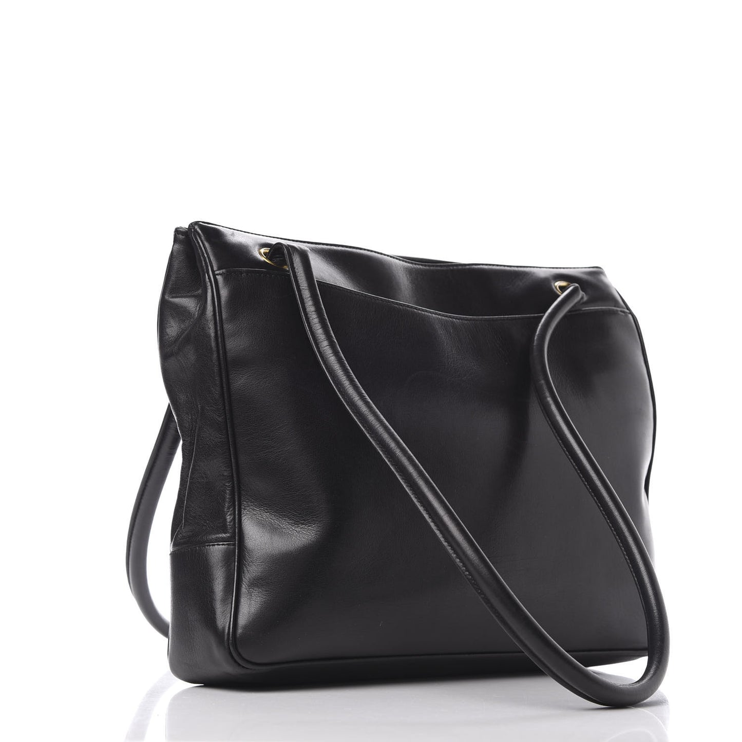 Lambskin CC Shoulder Bag Black