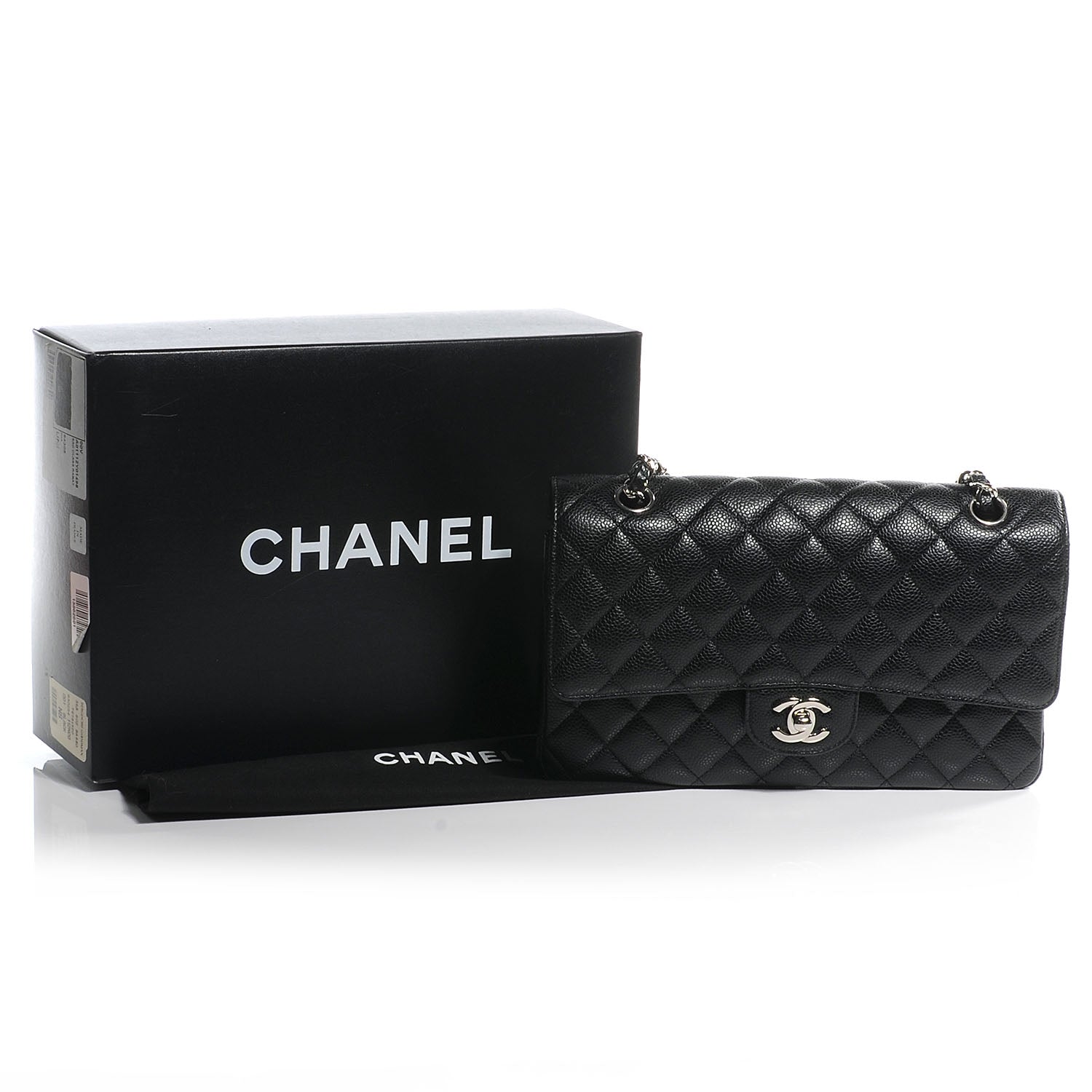 Chanel Caviar Quilted Medium Double Flap Black 5 of 8