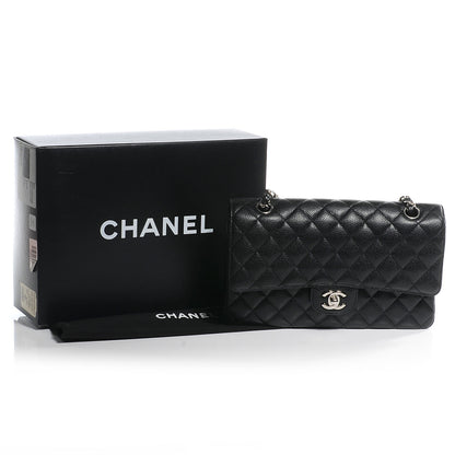 Chanel Caviar Quilted Medium Double Flap Black 5 of 8