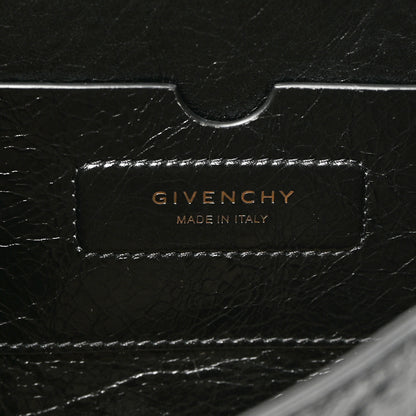 Givenchy Creased Patent Calfskin Medium ID Flap Black 6 of 11
