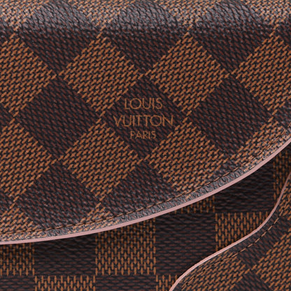Louis Vuitton Damier Ebene Caissa Wallet Rose Ballerine 7 of 10