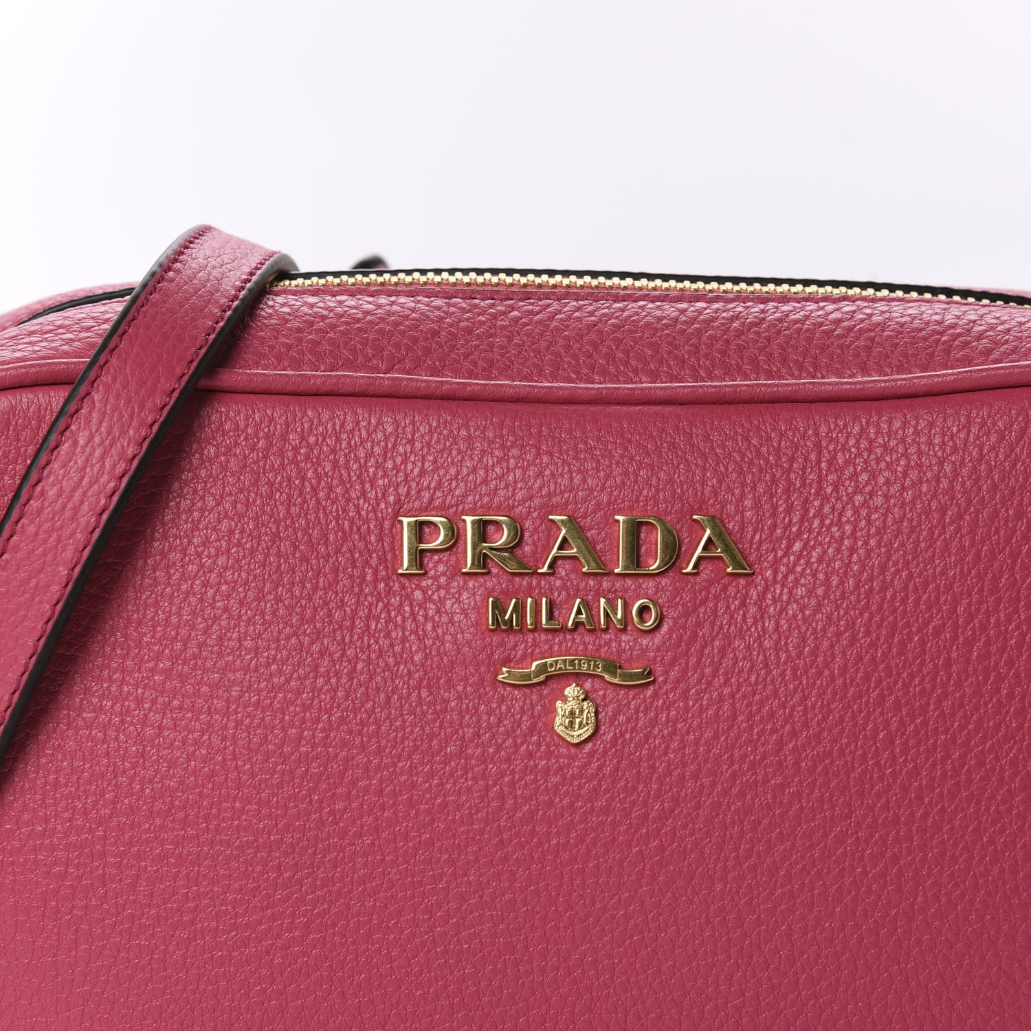 Prada Vitello Phenix Camera Bag Peonia 11 of 11