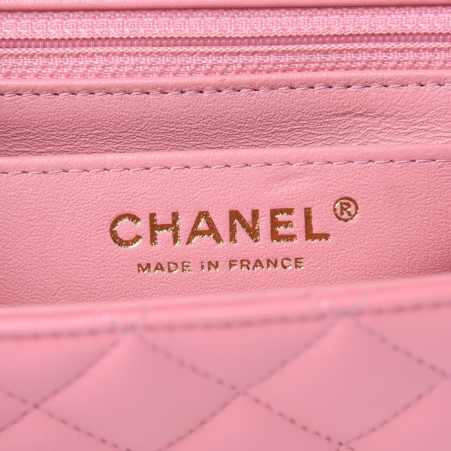 Chanel Lambskin Quilted Mini Rectangular Flap Pink 6 of 13