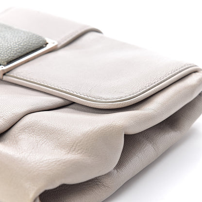 Balenciaga Chevre Stingray Clutch Grey 13 of 13
