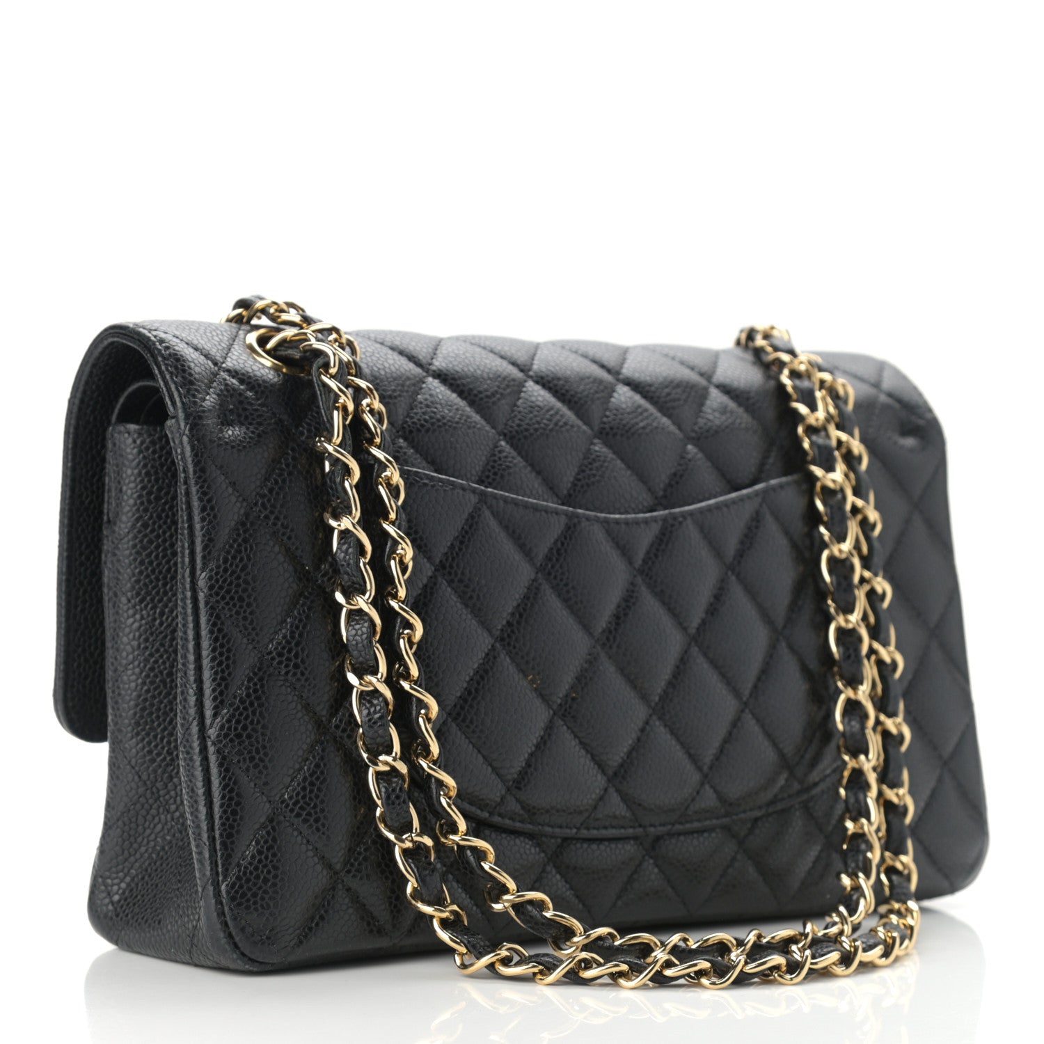 Chanel Caviar Quilted Medium Double Flap Black 3 of 10