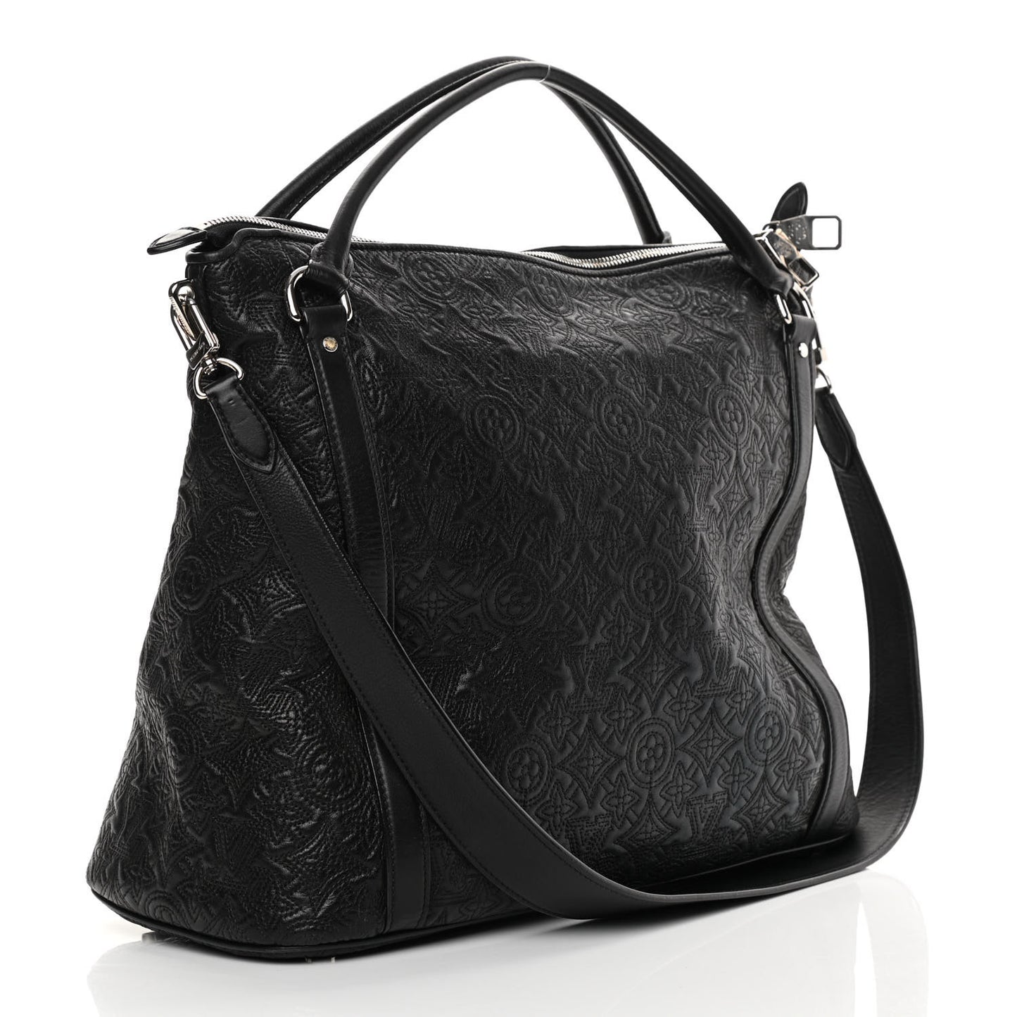 Monogram Lambskin Antheia Ixia MM Black