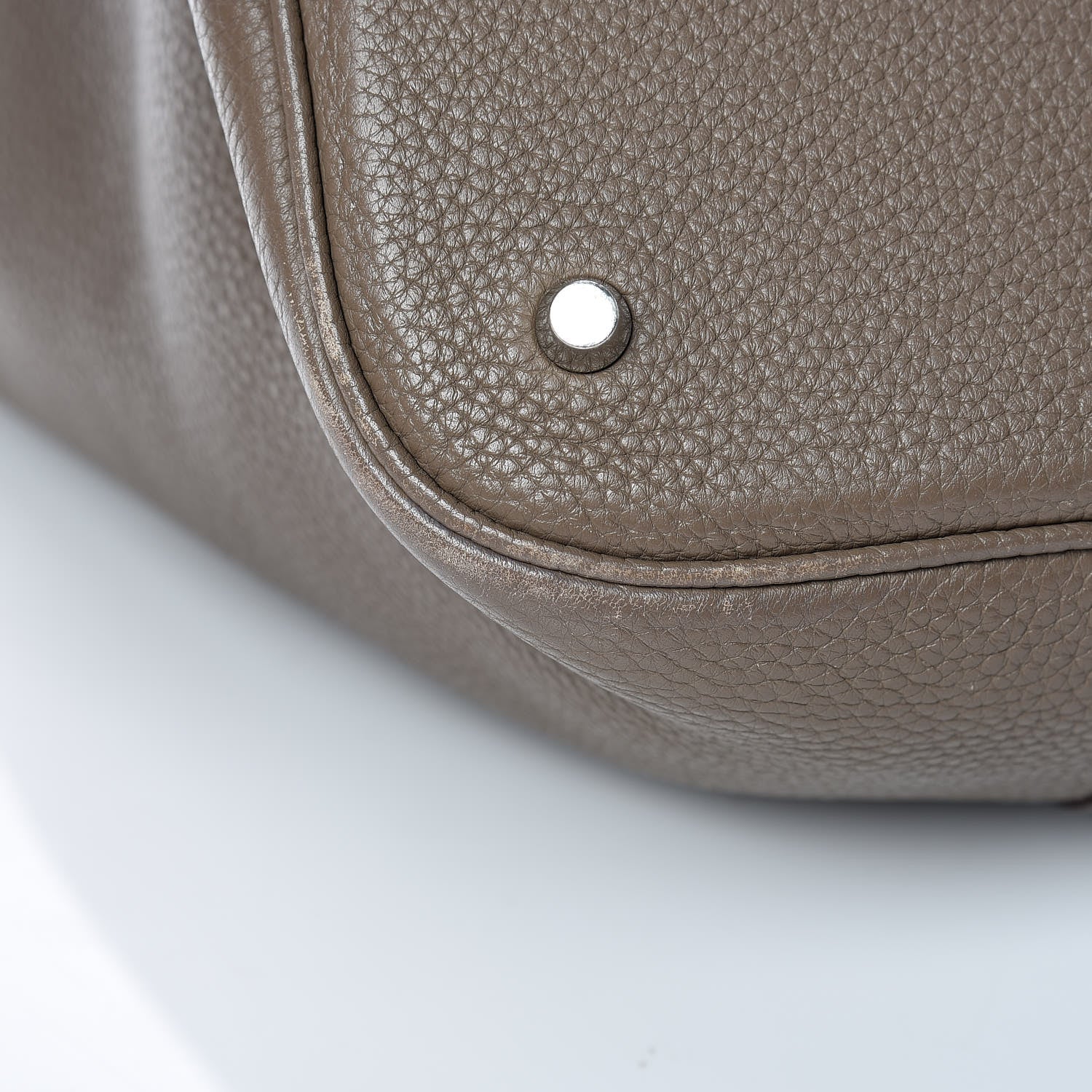 Hermes Taurillon Clemence Picotin Lock 26 GM Etoupe 13 of 16