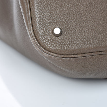 Hermes Taurillon Clemence Picotin Lock 26 GM Etoupe 13 of 16