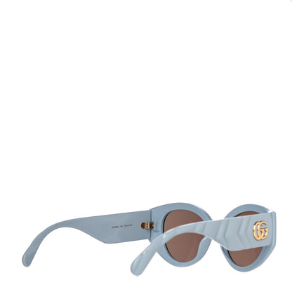 Gucci Acetate GG Cat Eye Sunglasses GG0809S Blue 3 of 8