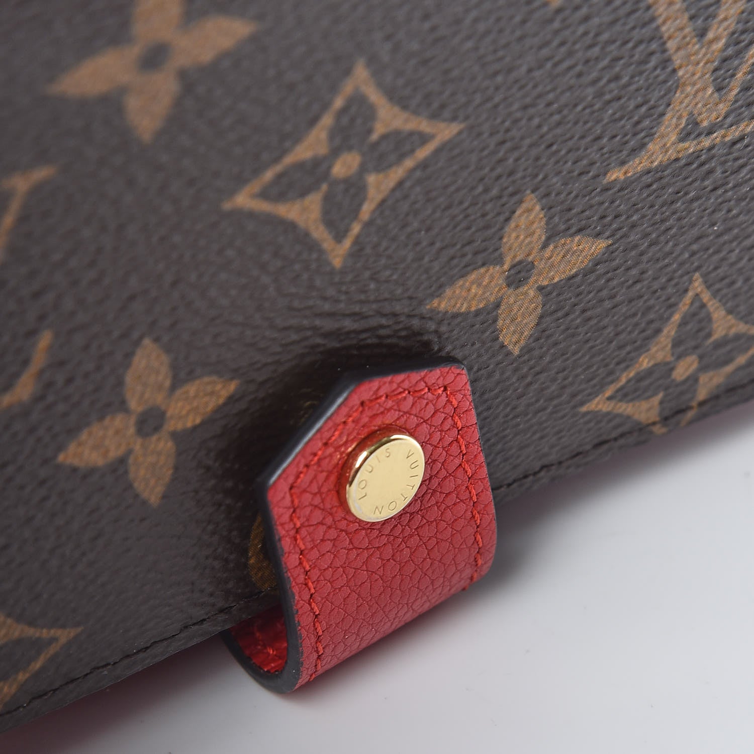 Louis Vuitton Monogram Pallas Compact Wallet Cherry 8 of 9