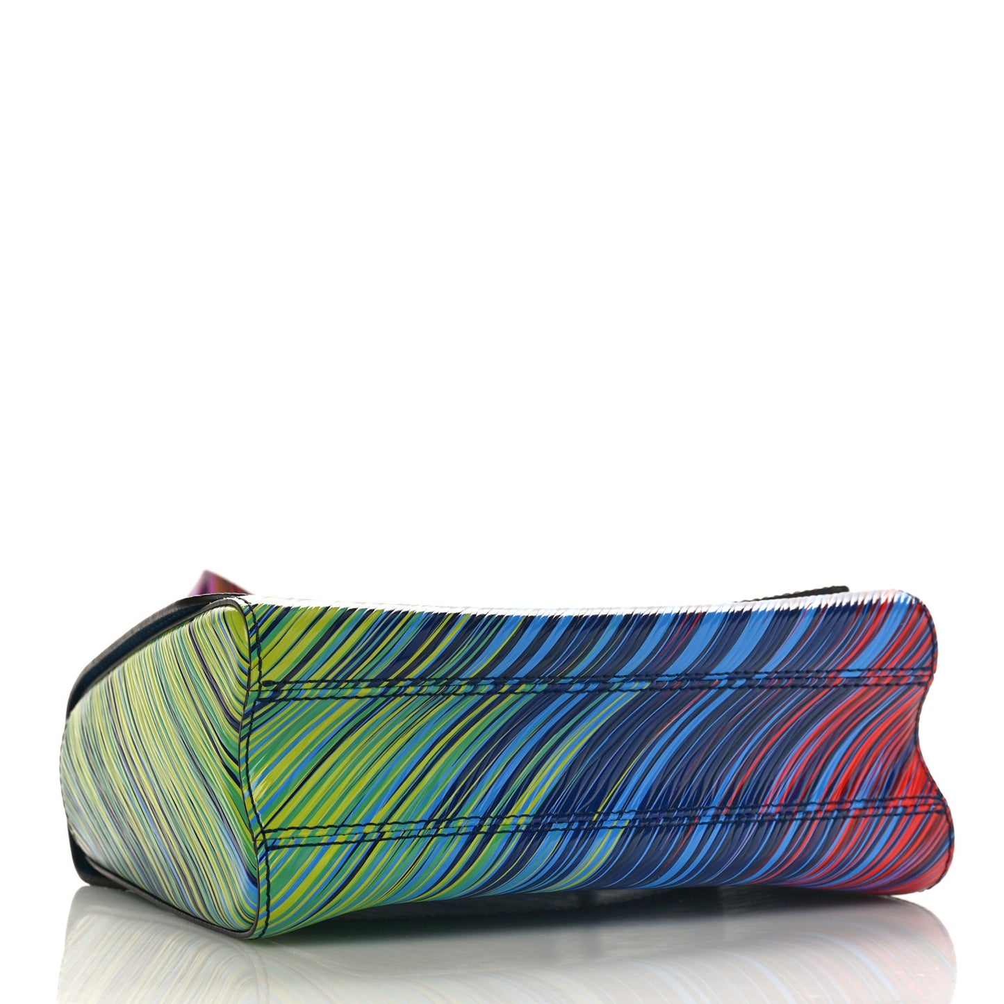 Epi Tropical Twist Shoulder Bag MM Vert Rouge
