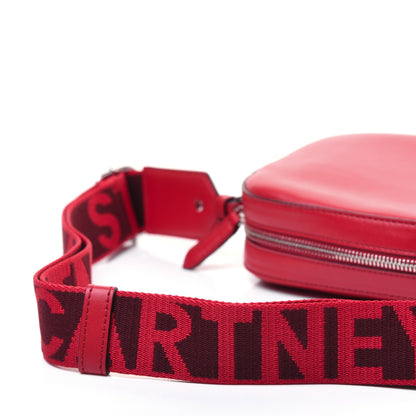 Stella McCartney Eco Alter Nappa Perforated Logo Mini Bag Red Amore 13 of 13