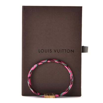 Louis Vuitton Leopard Keep It Bracelet 17 Rouge Fauviste 4 of 4