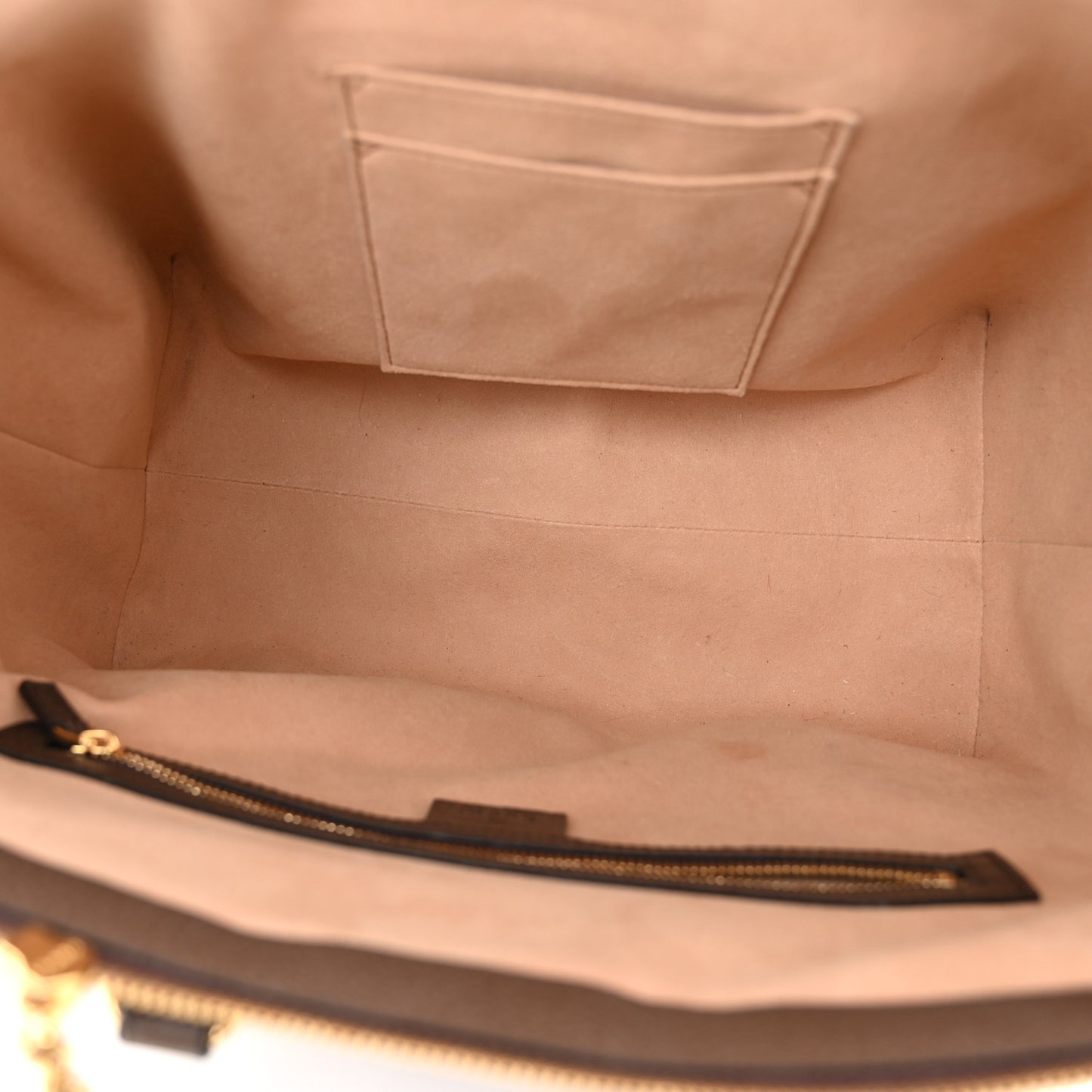 GG Supreme Monogram Web Medium Ophidia Tote Bag Brown