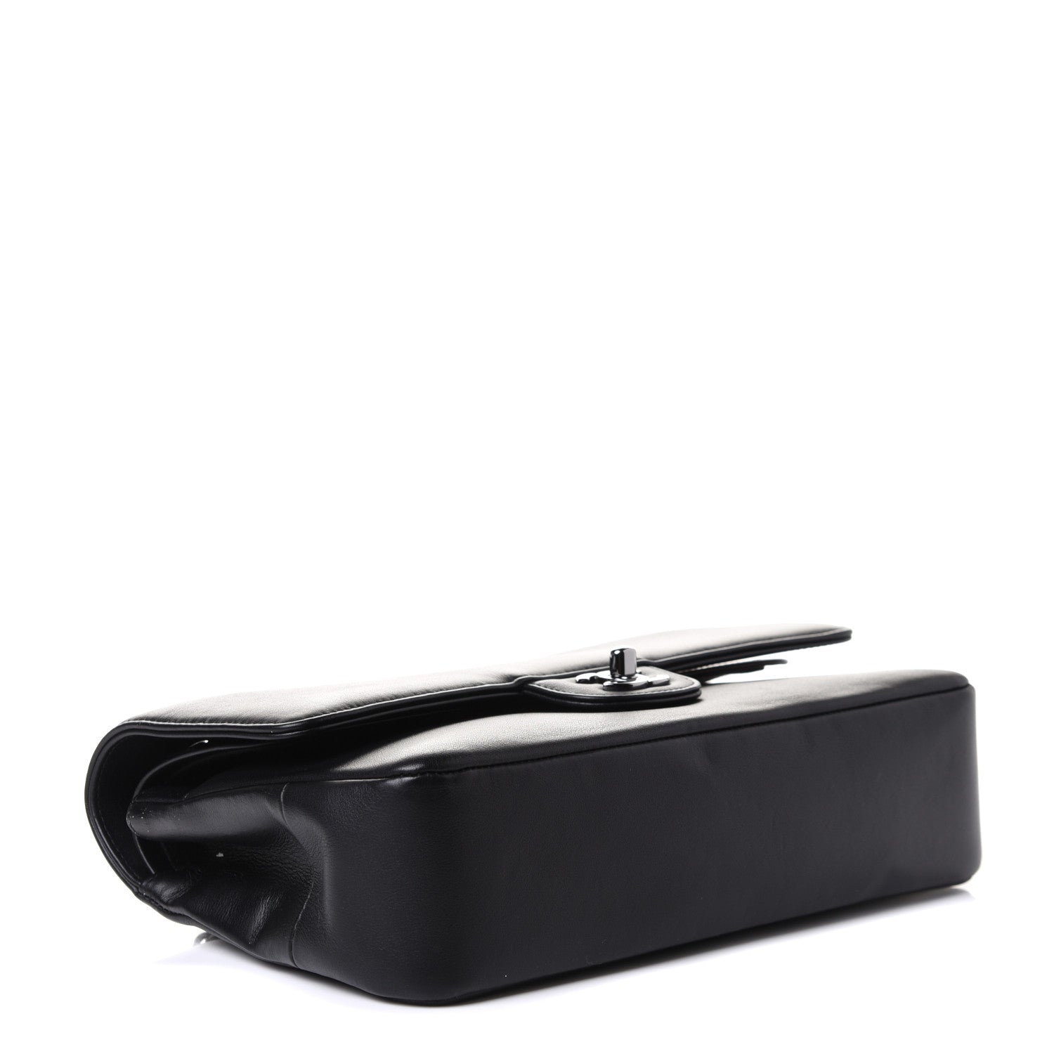Chanel Calfskin Medium Classic Pure Double Flap Black 5 of 12