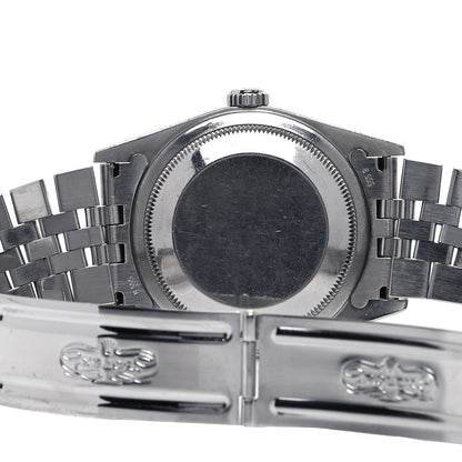 Rolex Stainless Steel 18K White Gold Diamond 36mm Oyster Perpetual Datejust Watch White 16234 4 of 5