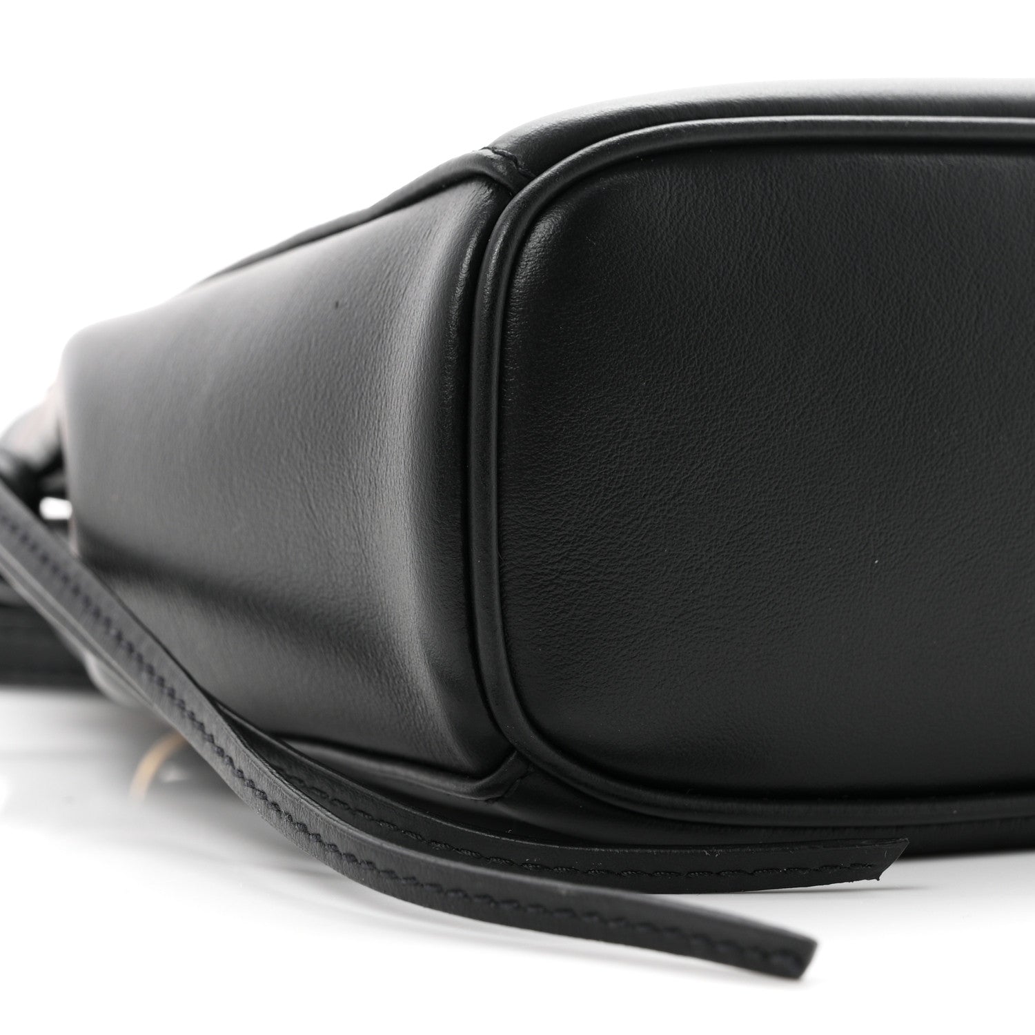 Prada Calfskin Mini Carry Shoulder Bag Black 9 of 11