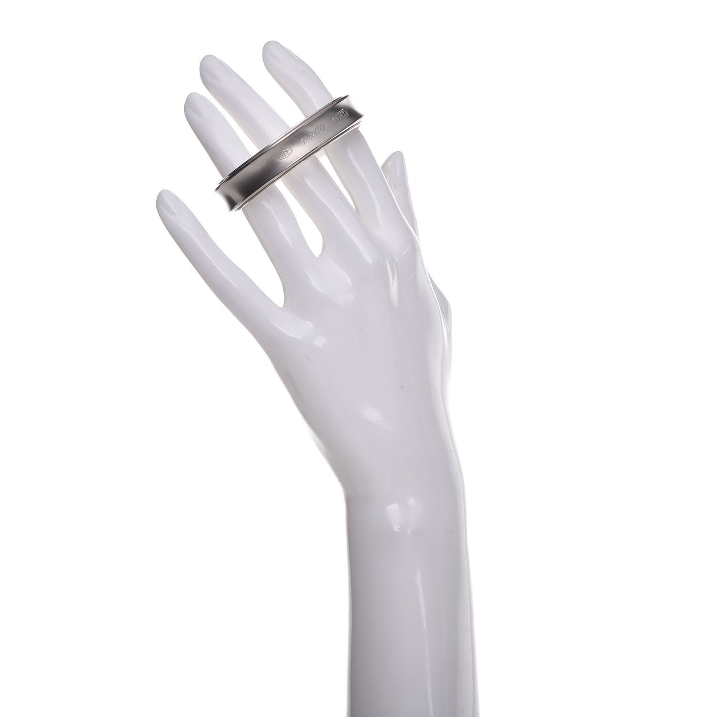 Sterling Silver Titanium 1837 Cuff Bracelet
