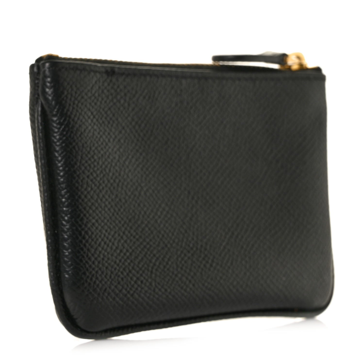Balenciaga Grained Calfskin Coin Card Holder Black 3 of 9