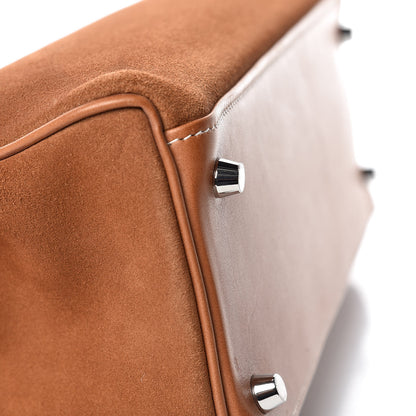 Hermes Barenia Grizzly Au Galop Kelly Retourne 32 Fauve 32 of 41